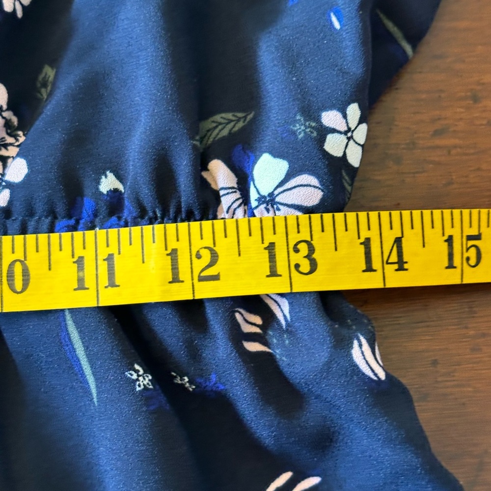 41 Hawthorn NWT SZ SM Clara T waist Blue Sleeveless V-neck Sundress - Picture 12 of 14